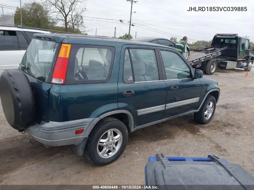 1997 Honda Cr-V VIN: JHLRD1853VC039885 Lot: 40608449