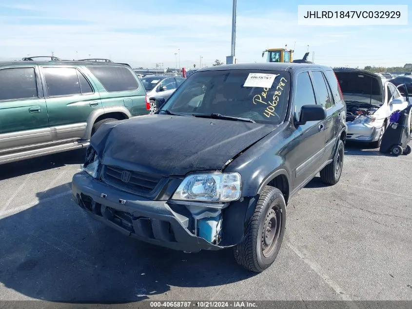 1997 Honda Cr-V Lx VIN: JHLRD1847VC032929 Lot: 40658787