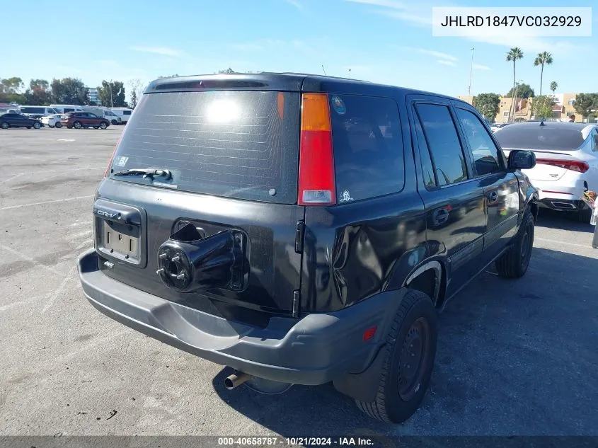 1997 Honda Cr-V Lx VIN: JHLRD1847VC032929 Lot: 40658787