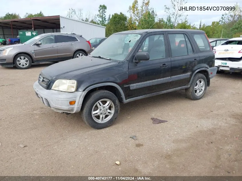 1997 Honda Cr-V Lx VIN: JHLRD1854VC070899 Lot: 40743177