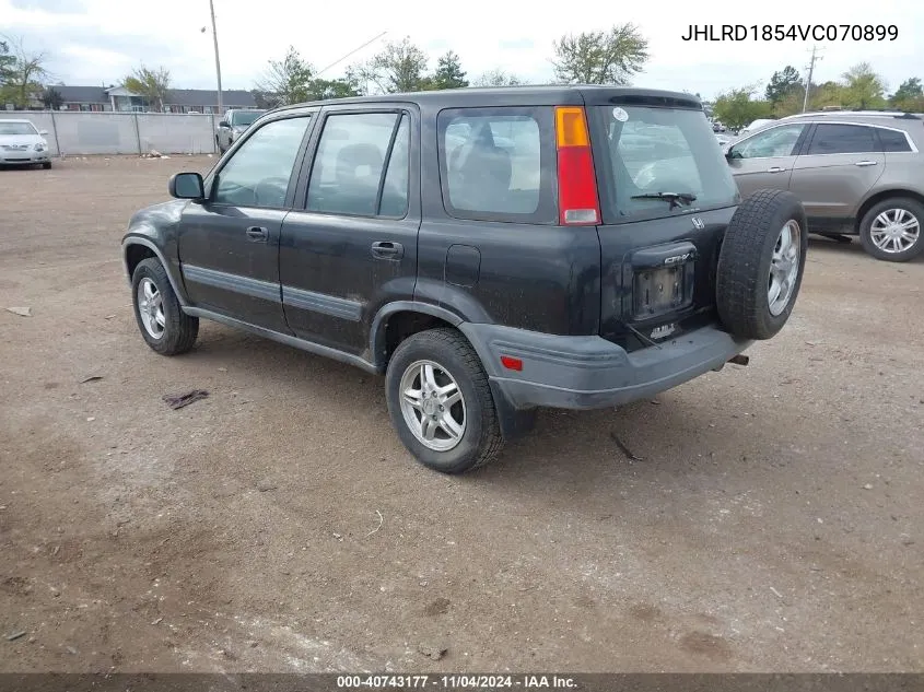 1997 Honda Cr-V Lx VIN: JHLRD1854VC070899 Lot: 40743177