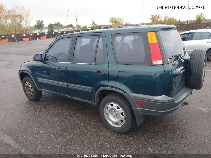 1997 Honda Cr-V Lx VIN: JHLRD1849VC002976 Lot: 40775254