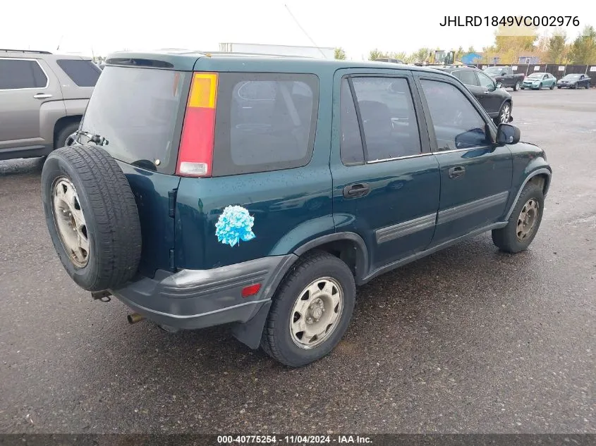 1997 Honda Cr-V Lx VIN: JHLRD1849VC002976 Lot: 40775254