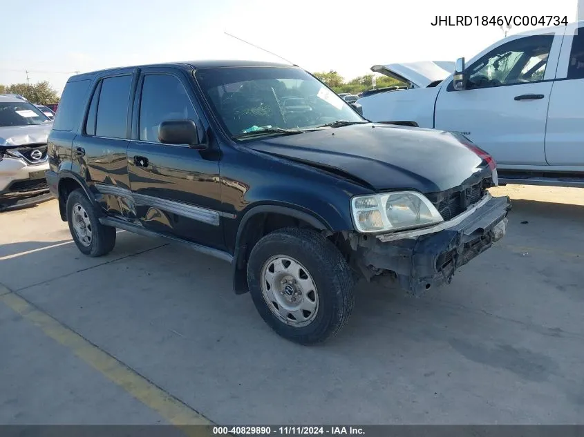 1997 Honda Cr-V VIN: JHLRD1846VC004734 Lot: 40829890