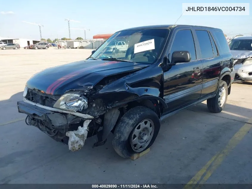 1997 Honda Cr-V VIN: JHLRD1846VC004734 Lot: 40829890