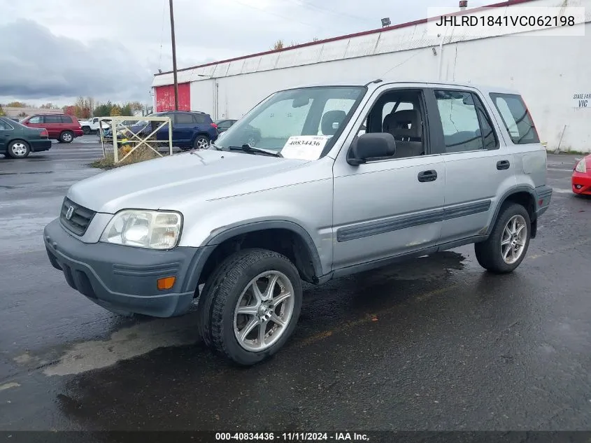 1997 Honda Cr-V VIN: JHLRD1841VC062198 Lot: 40834436