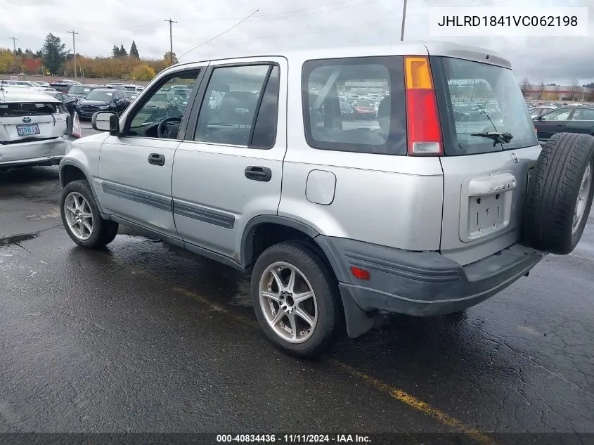 1997 Honda Cr-V VIN: JHLRD1841VC062198 Lot: 40834436