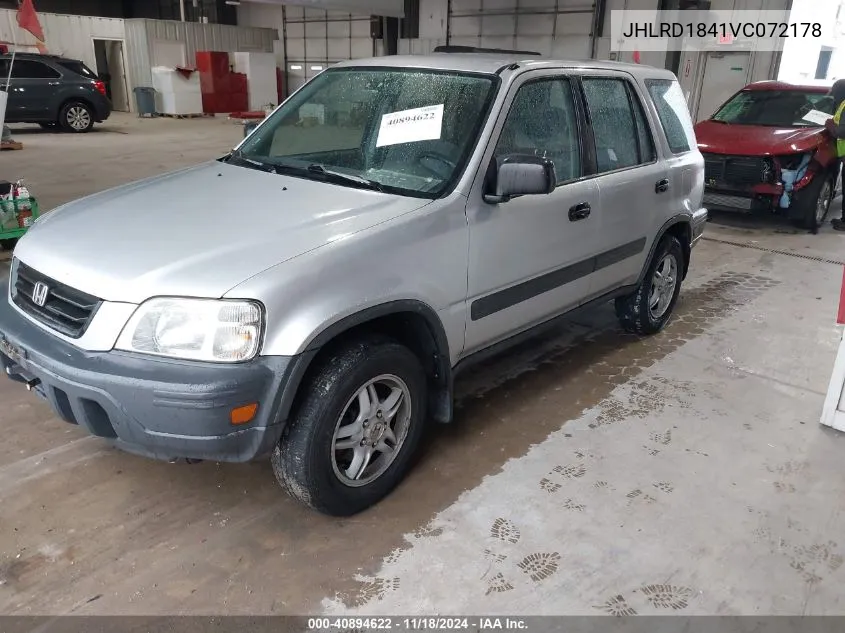 1997 Honda Cr-V Lx VIN: JHLRD1841VC072178 Lot: 40894622