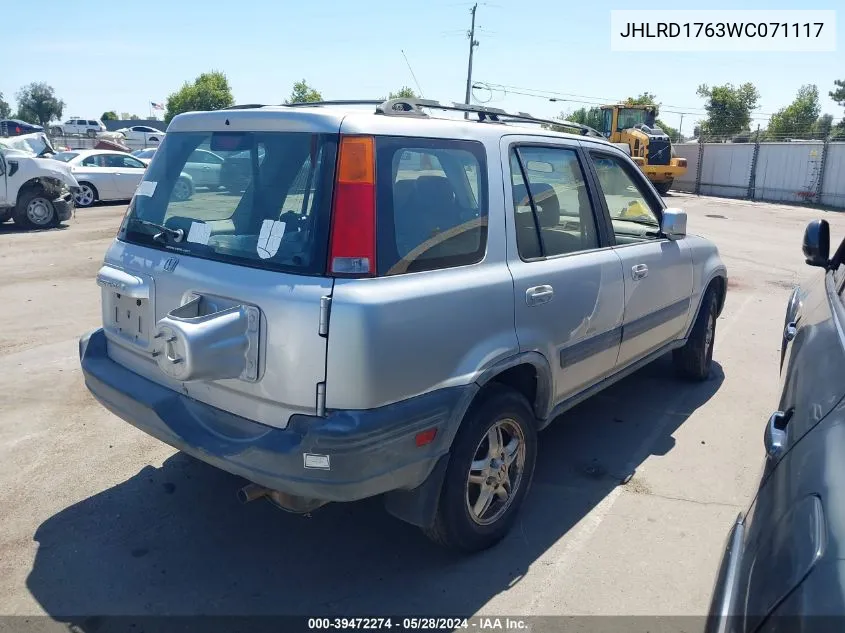 JHLRD1763WC071117 1998 Honda Cr-V Ex