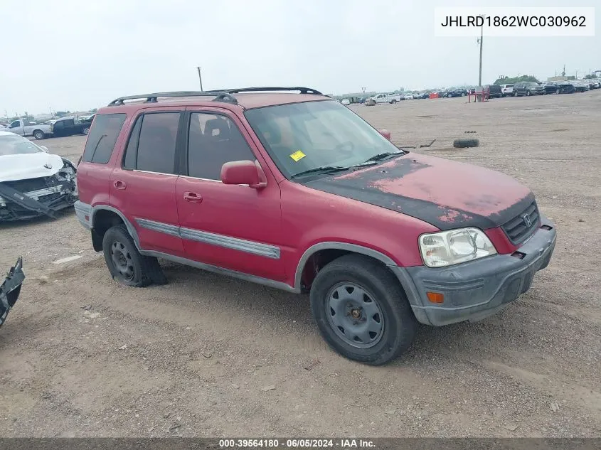 JHLRD1862WC030962 1998 Honda Cr-V Ex