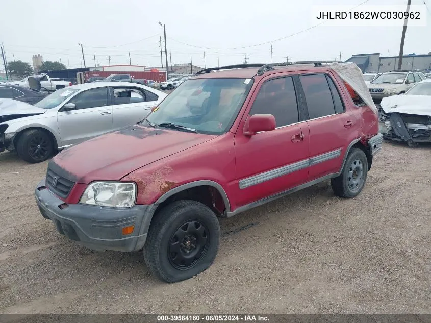 JHLRD1862WC030962 1998 Honda Cr-V Ex