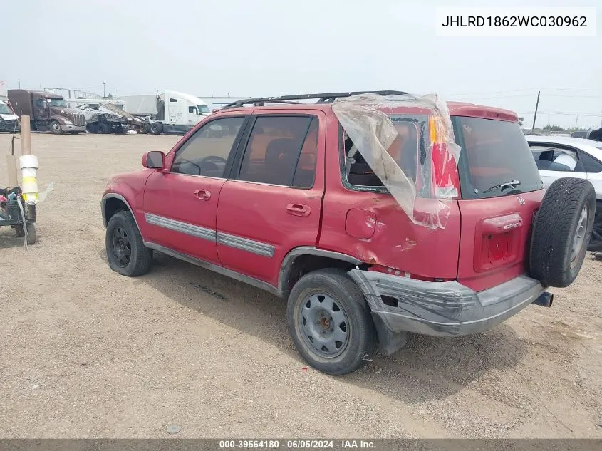 JHLRD1862WC030962 1998 Honda Cr-V Ex