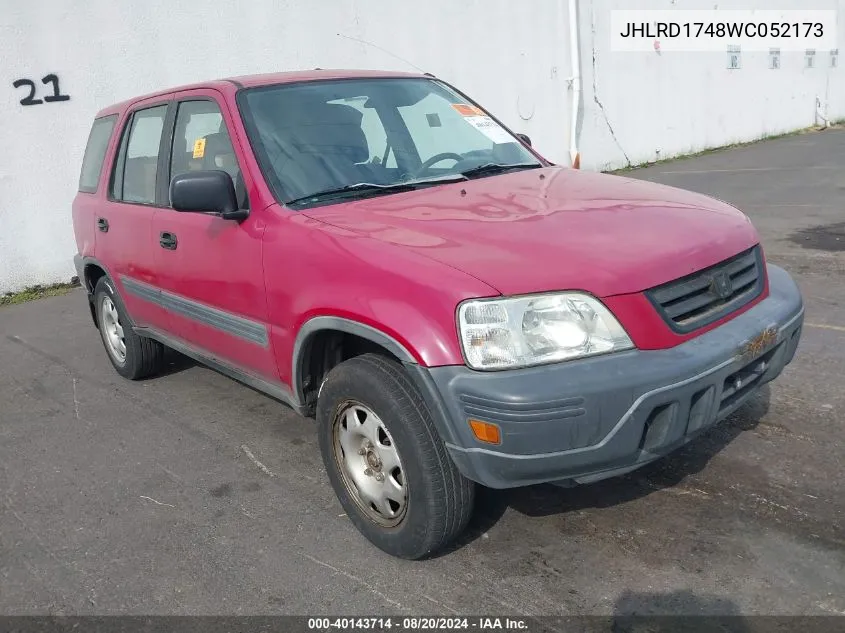 1998 Honda Cr-V Lx VIN: JHLRD1748WC052173 Lot: 40143714