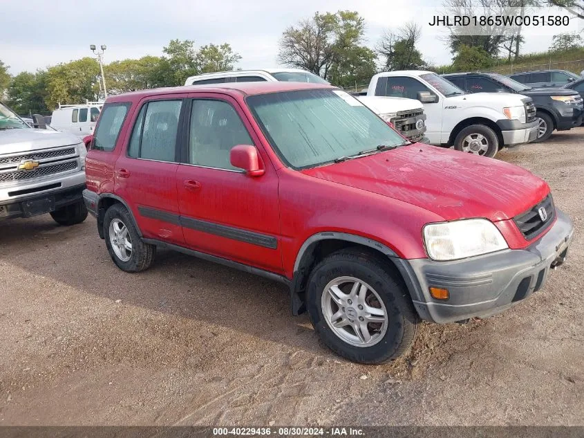 JHLRD1865WC051580 1998 Honda Cr-V Ex