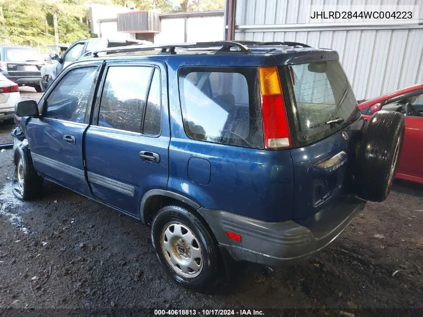 1998 Honda Cr-V Lx VIN: JHLRD2844WC004223 Lot: 40618813