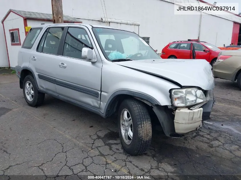 1998 Honda Cr-V Ex VIN: JHLRD1864WC037914 Lot: 40647767