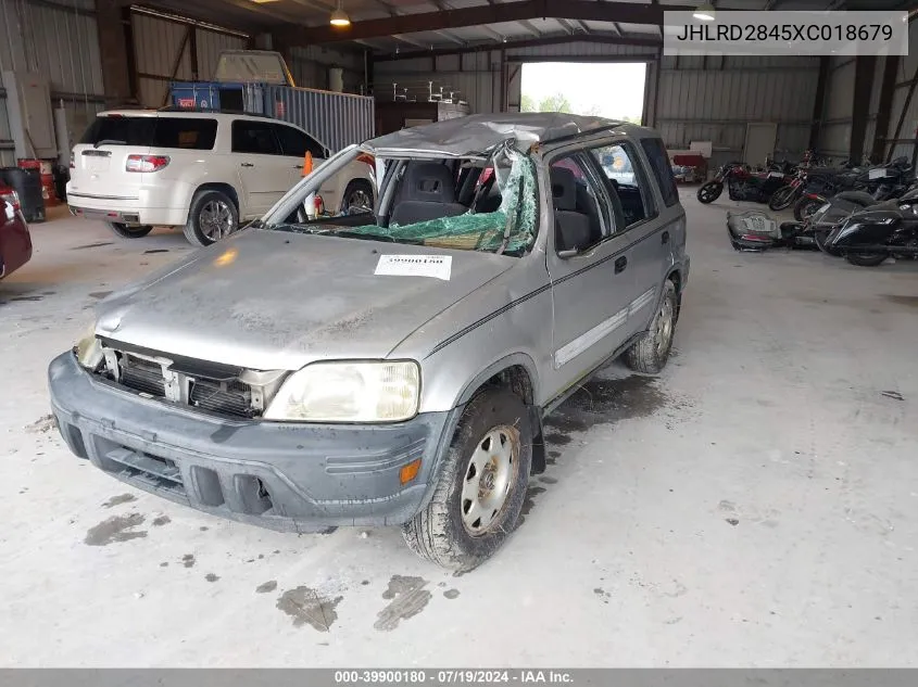 1999 Honda Cr-V Lx VIN: JHLRD2845XC018679 Lot: 39900180