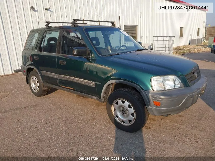 1999 Honda Cr-V Lx VIN: JHLRD2847XC014441 Lot: 39987291