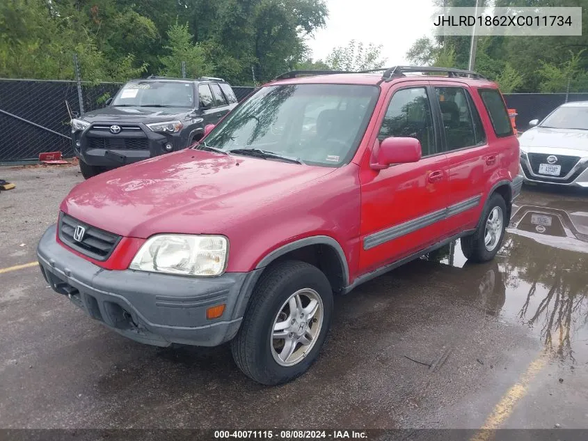 JHLRD1862XC011734 1999 Honda Cr-V Ex