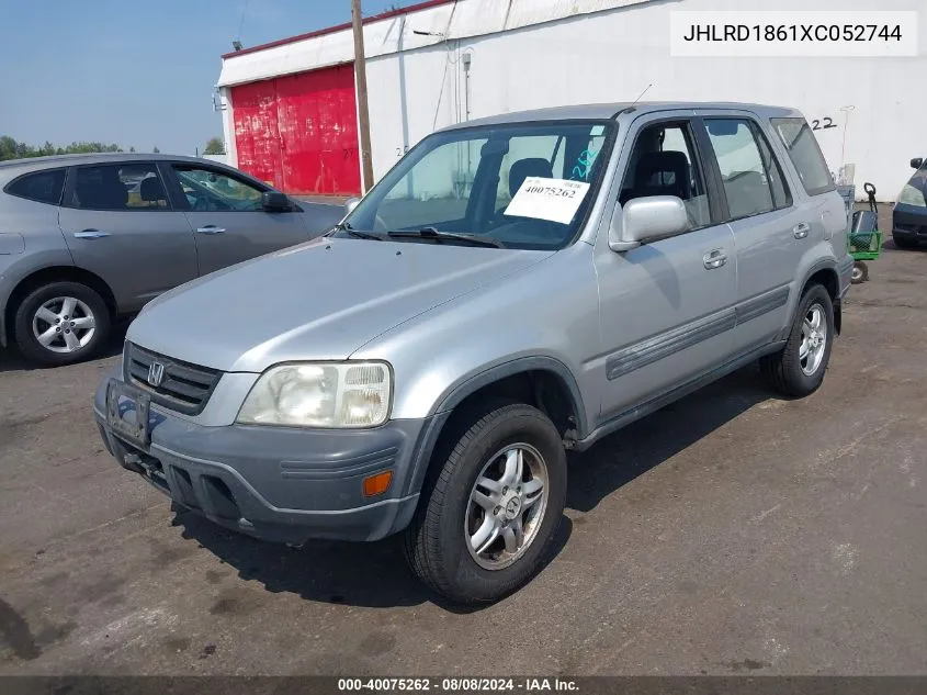 1999 Honda Cr-V Ex VIN: JHLRD1861XC052744 Lot: 40075262