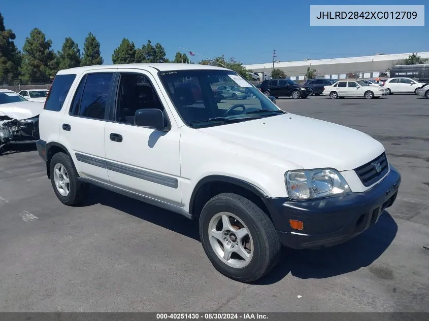 1999 Honda Cr-V Lx VIN: JHLRD2842XC012709 Lot: 40251430