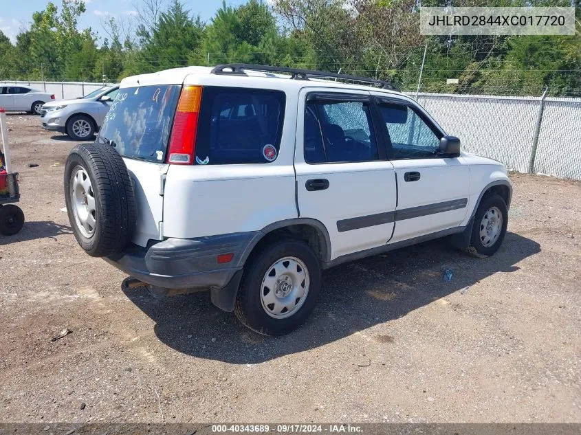 1999 Honda Cr-V Lx VIN: JHLRD2844XC017720 Lot: 40343689