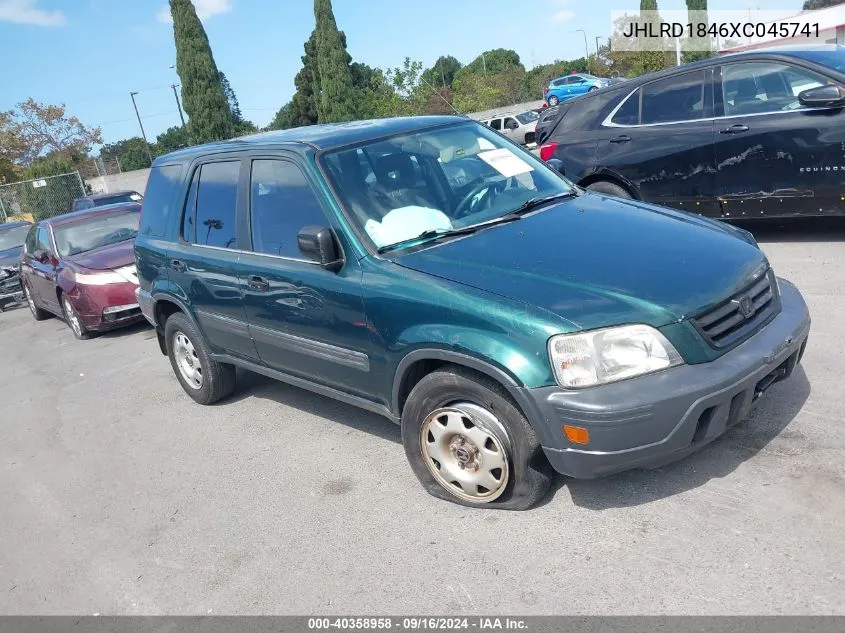 1999 Honda Cr-V Lx VIN: JHLRD1846XC045741 Lot: 40358958