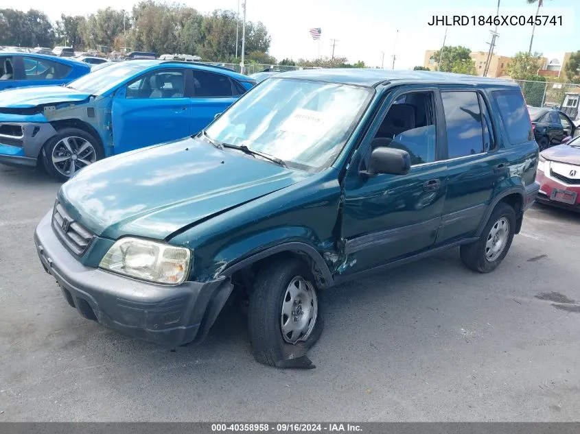 1999 Honda Cr-V Lx VIN: JHLRD1846XC045741 Lot: 40358958