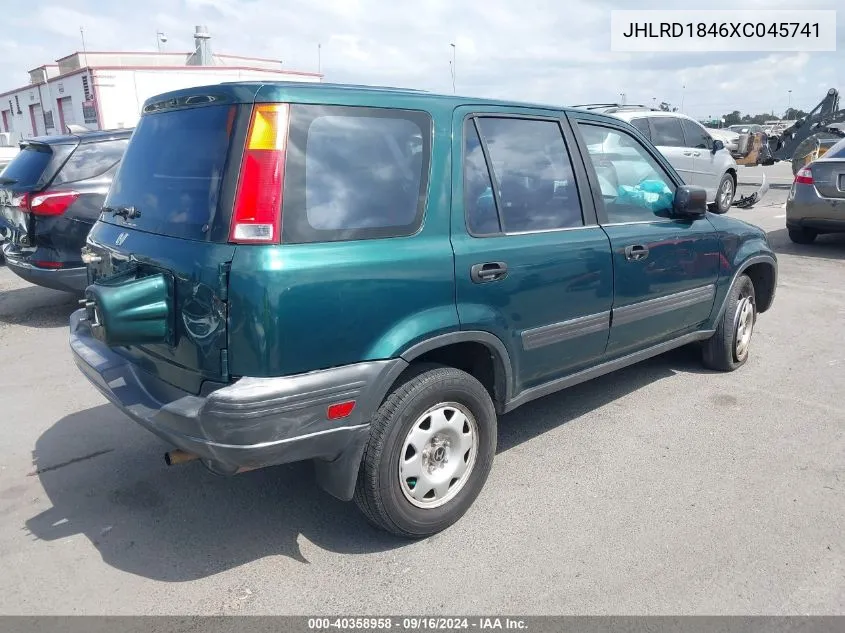 1999 Honda Cr-V Lx VIN: JHLRD1846XC045741 Lot: 40358958