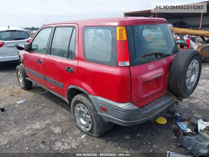 1999 Honda Cr-V Lx VIN: JHLRD2849XC015283 Lot: 40382285