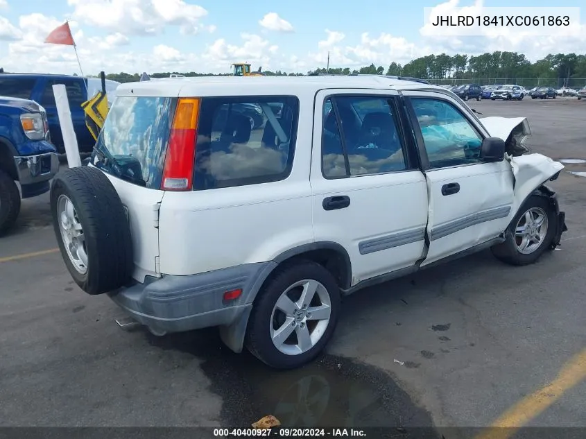 1999 Honda Cr-V Lx VIN: JHLRD1841XC061863 Lot: 40400927