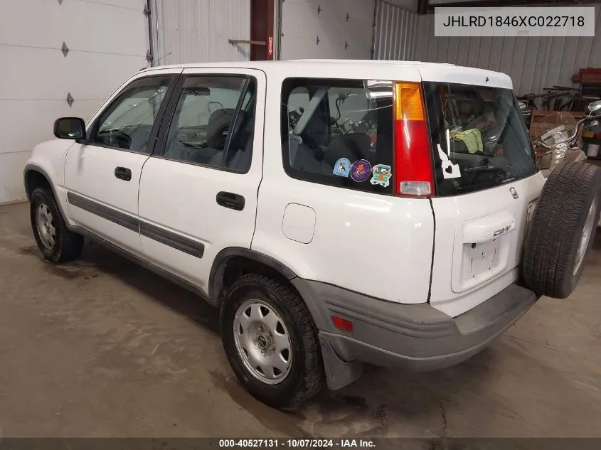 JHLRD1846XC022718 1999 Honda Cr-V Lx