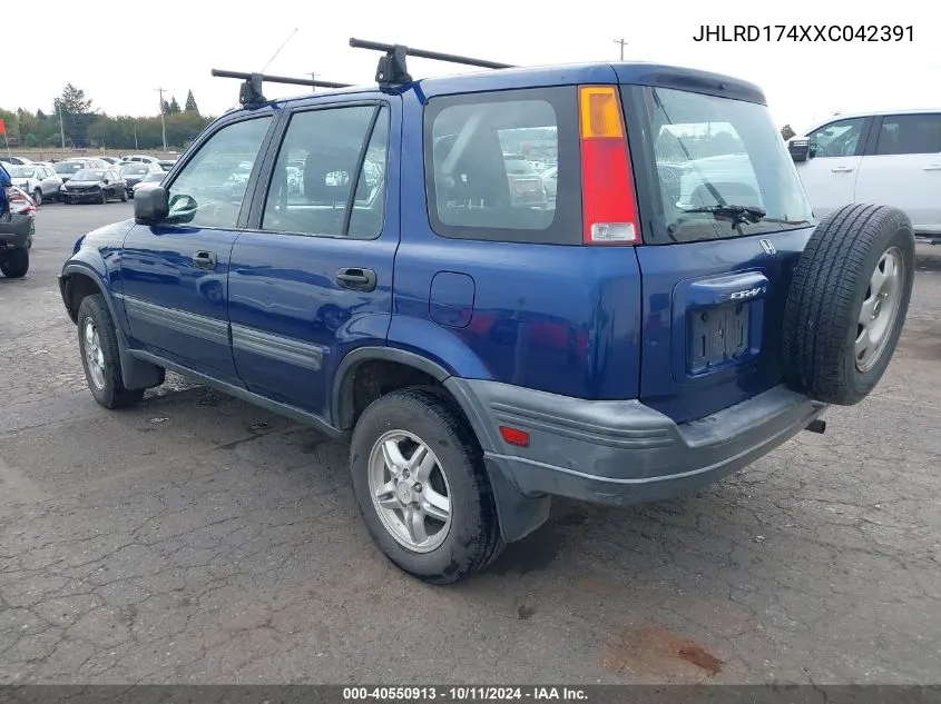 1999 Honda Cr-V Lx VIN: JHLRD174XXC042391 Lot: 40550913