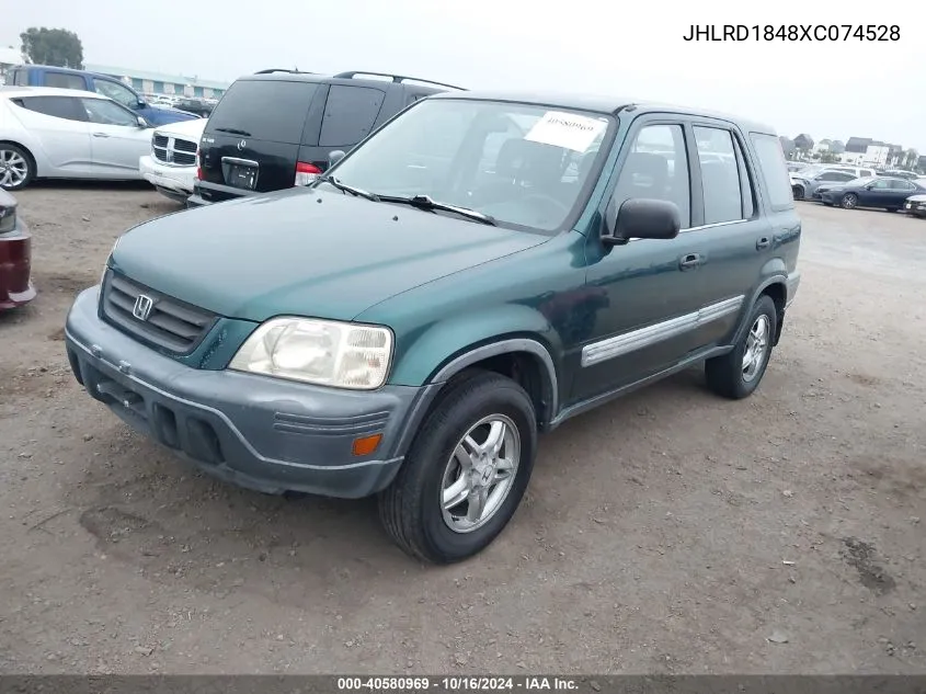 1999 Honda Cr-V Lx VIN: JHLRD1848XC074528 Lot: 40580969