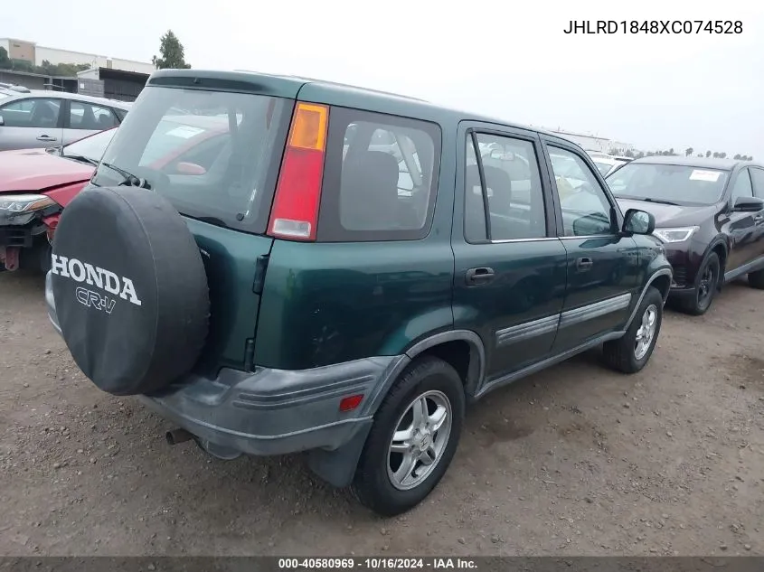 1999 Honda Cr-V Lx VIN: JHLRD1848XC074528 Lot: 40580969