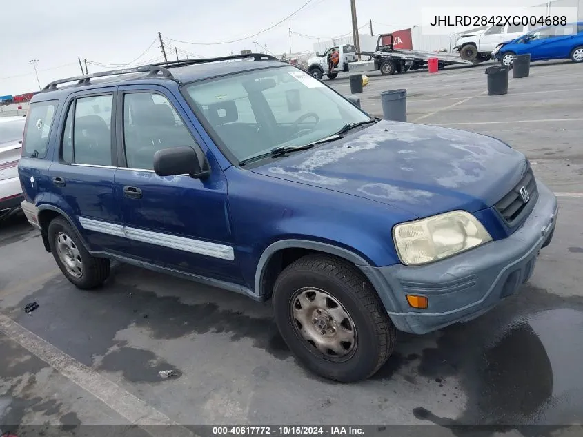 1999 Honda Cr-V Lx VIN: JHLRD2842XC004688 Lot: 40617772