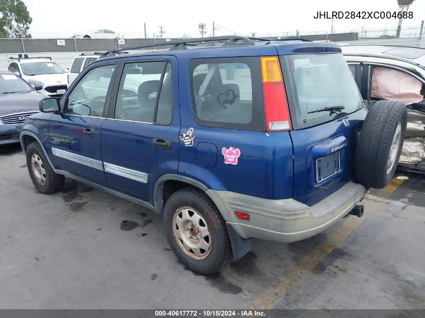 1999 Honda Cr-V Lx VIN: JHLRD2842XC004688 Lot: 40617772