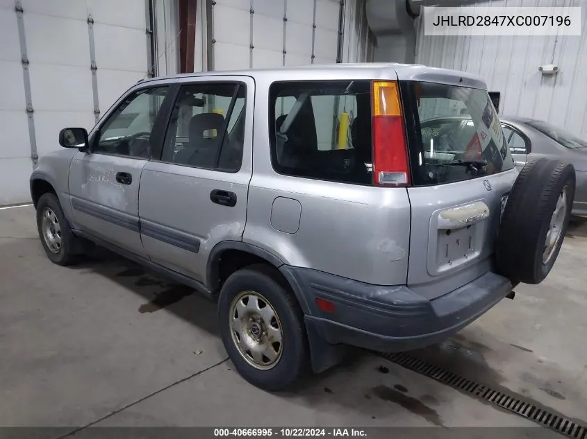 1999 Honda Cr-V Lx VIN: JHLRD2847XC007196 Lot: 40666995