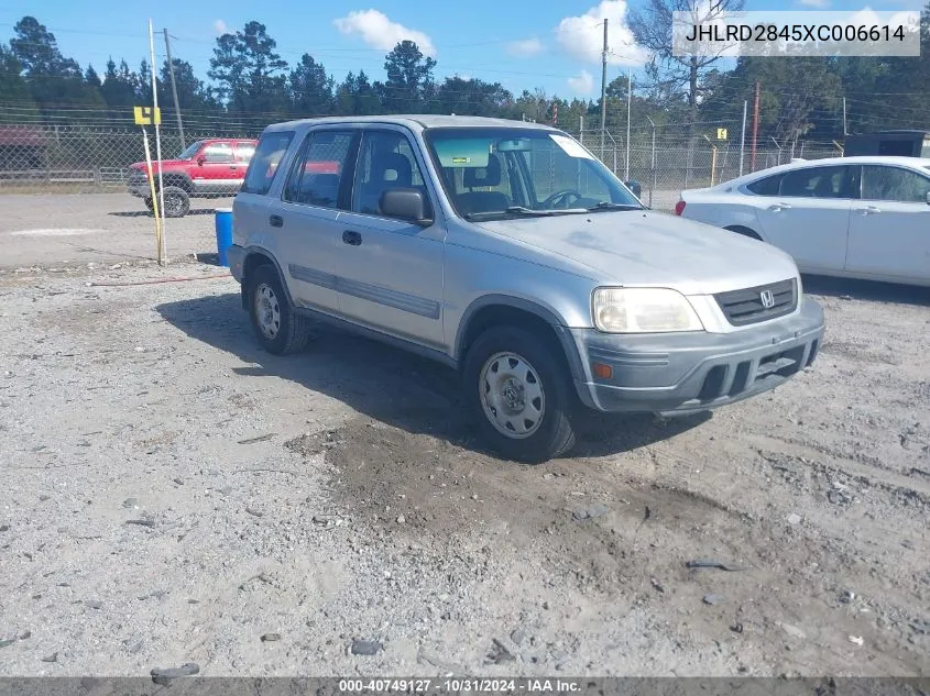 1999 Honda Cr-V Lx VIN: JHLRD2845XC006614 Lot: 40749127