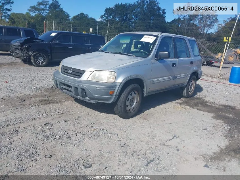 1999 Honda Cr-V Lx VIN: JHLRD2845XC006614 Lot: 40749127