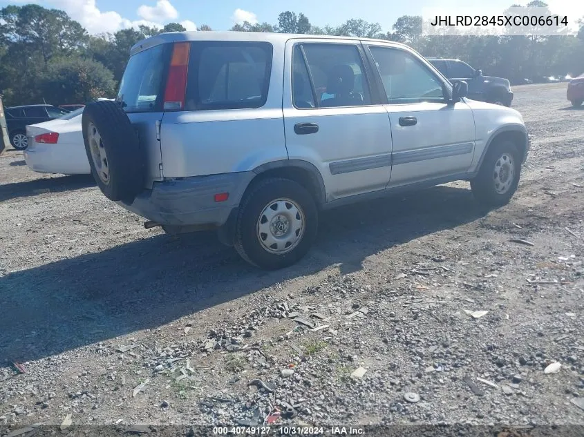 1999 Honda Cr-V Lx VIN: JHLRD2845XC006614 Lot: 40749127