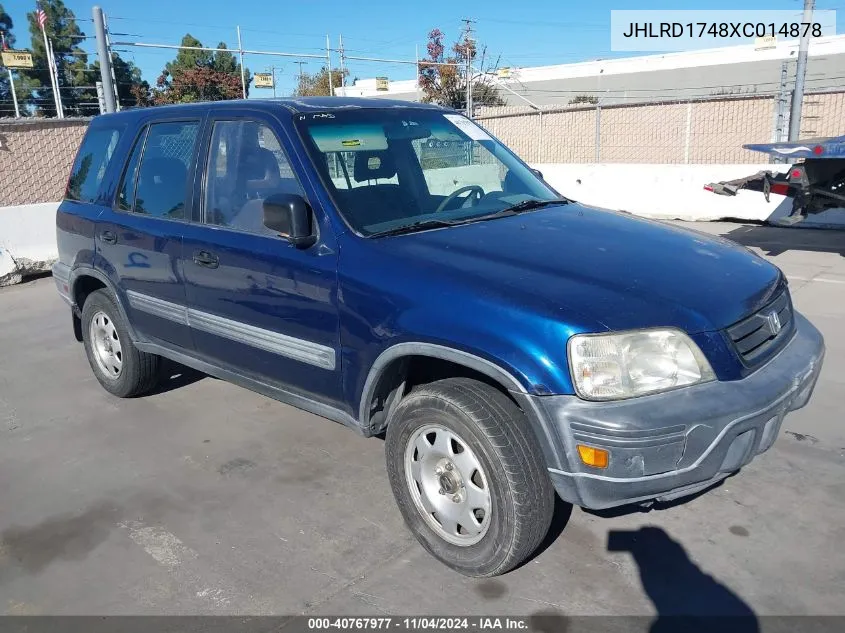 1999 Honda Cr-V Lx VIN: JHLRD1748XC014878 Lot: 40767977