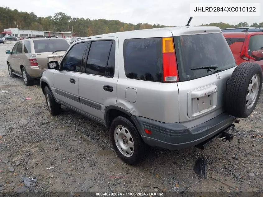 1999 Honda Cr-V Lx VIN: JHLRD2844XC010122 Lot: 40792674