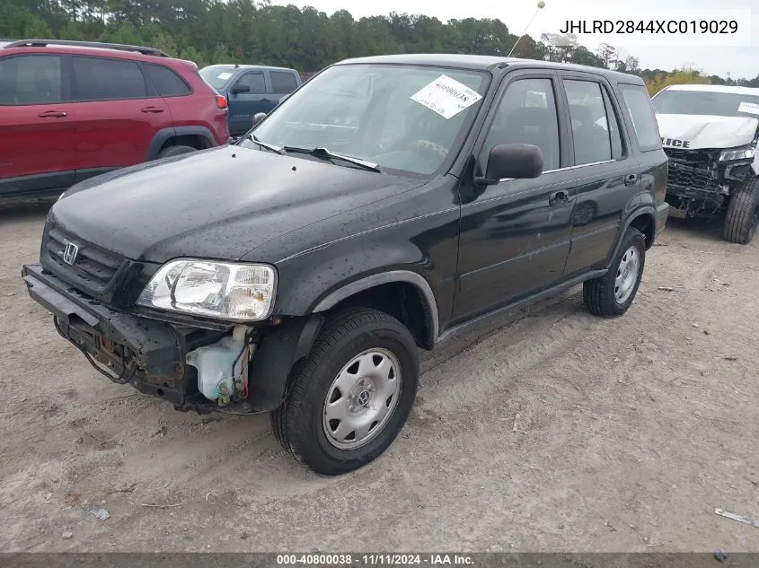 1999 Honda Cr-V Lx VIN: JHLRD2844XC019029 Lot: 40800038