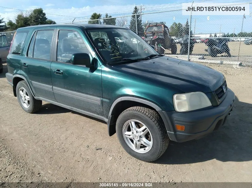 JHLRD1851YC800594 2000 Honda Cr-V Ex