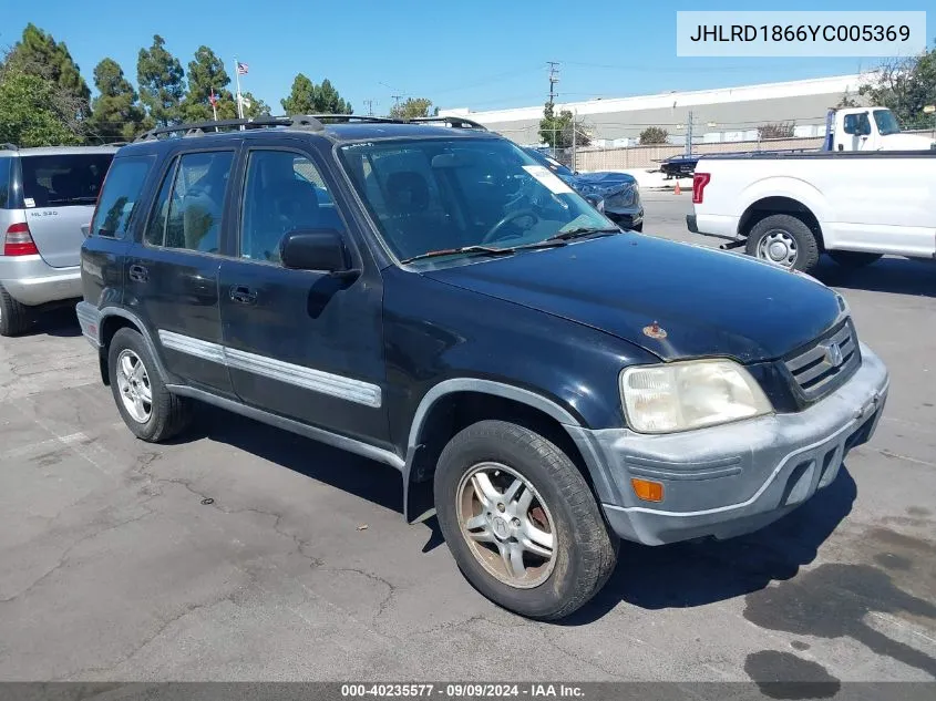 2000 Honda Cr-V Ex VIN: JHLRD1866YC005369 Lot: 40235577