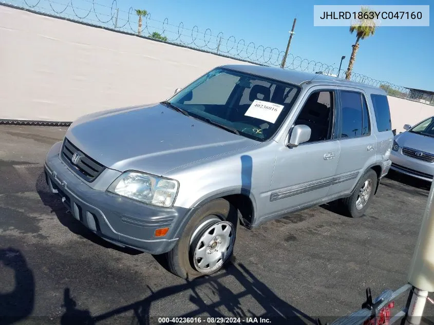 JHLRD1863YC047160 2000 Honda Cr-V Ex