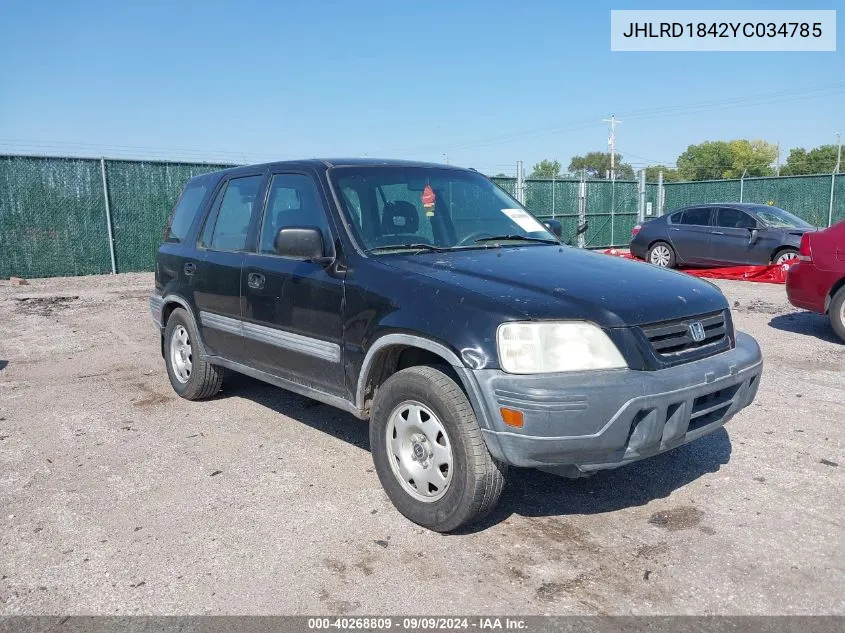 JHLRD1842YC034785 2000 Honda Cr-V Lx