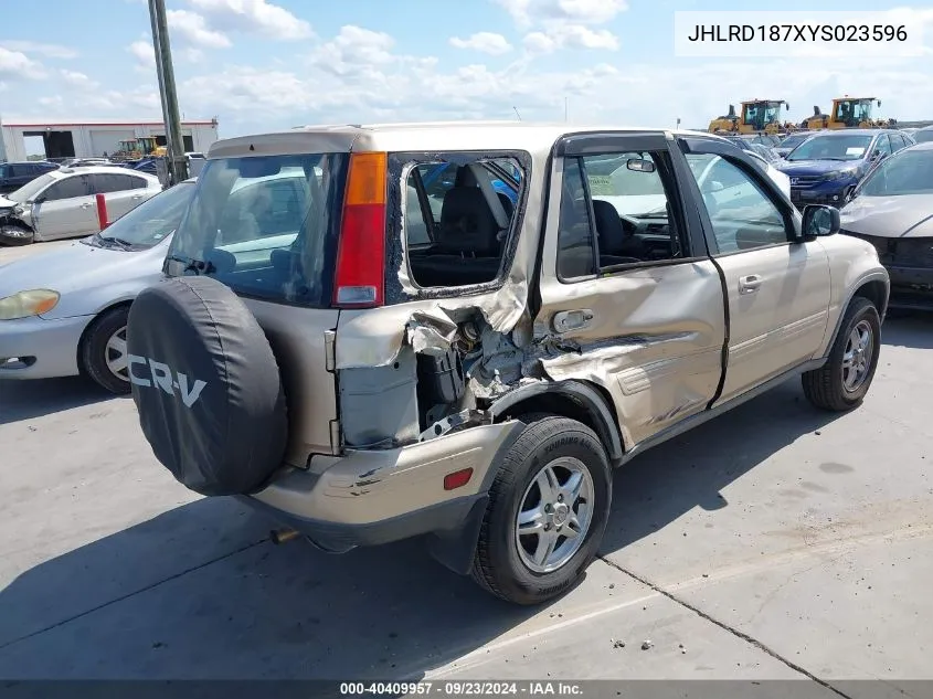 2000 Honda Cr-V Special Edition VIN: JHLRD187XYS023596 Lot: 40409957