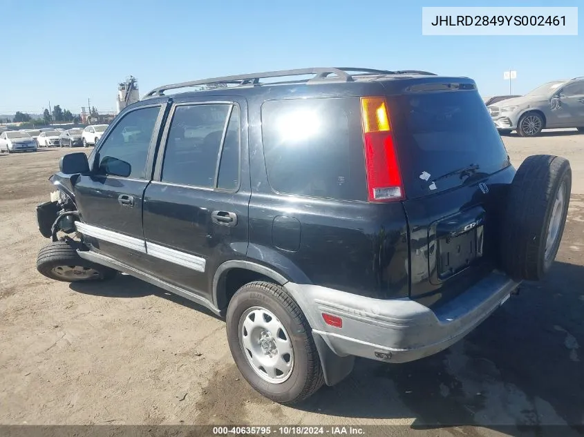 2000 Honda Cr-V Lx VIN: JHLRD2849YS002461 Lot: 40635795